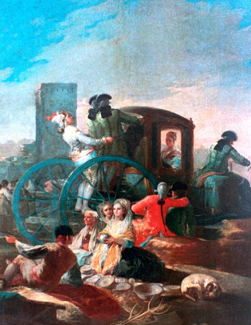 Keramikförsäljaren, 1778 av Francisco de Goya