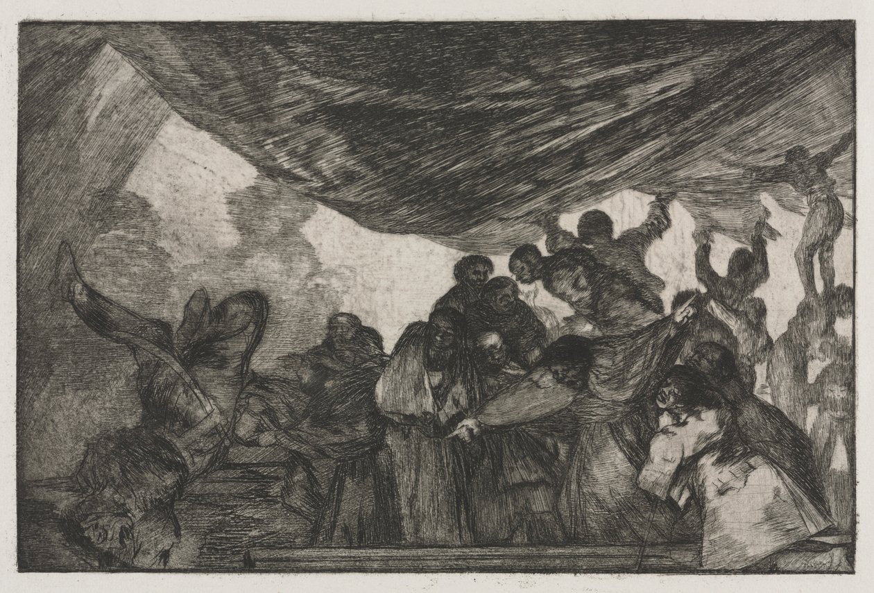 Ordspråken: Klar dårskap, 1864. av Francisco de Goya