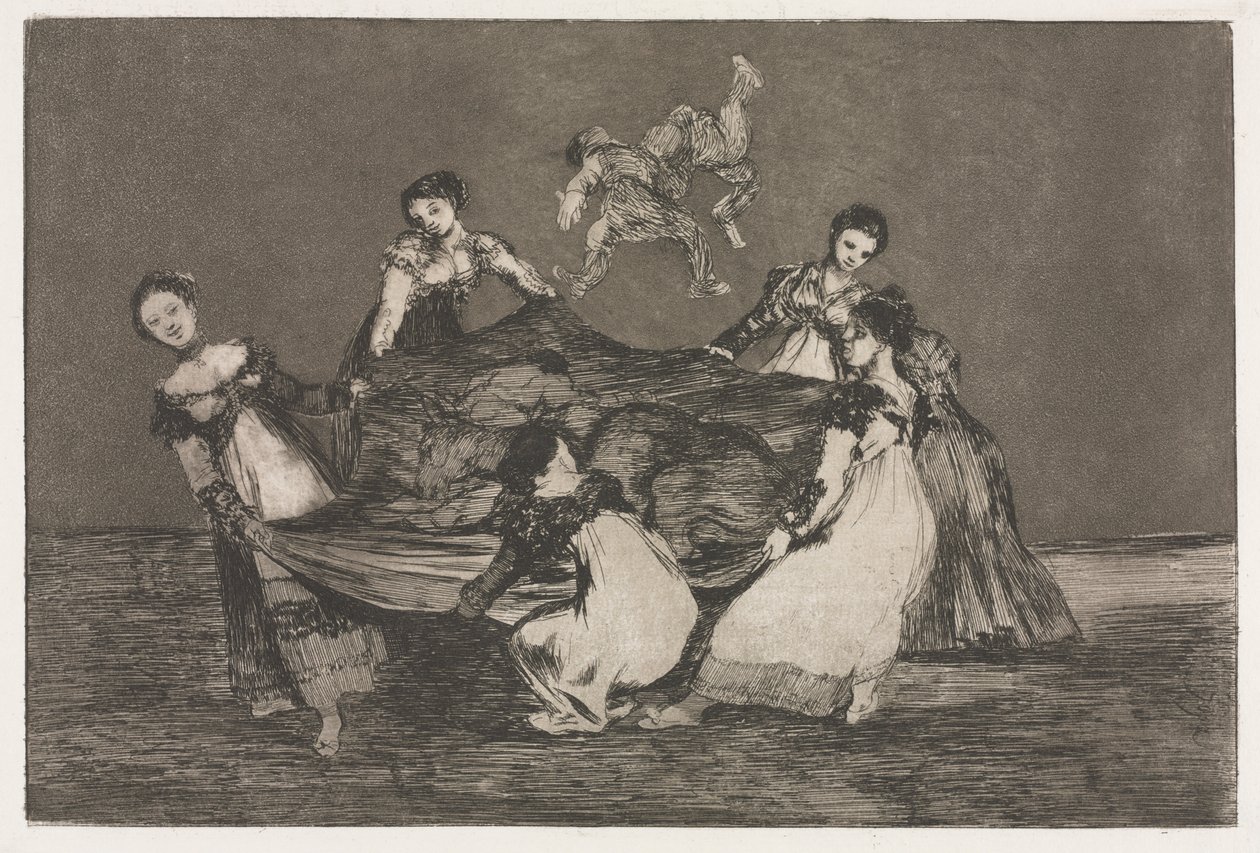 Ordspråken: Feminin dårskap av Francisco de Goya