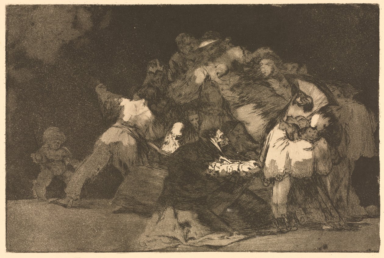 Ordspråken: General Folly, 1864. av Francisco de Goya