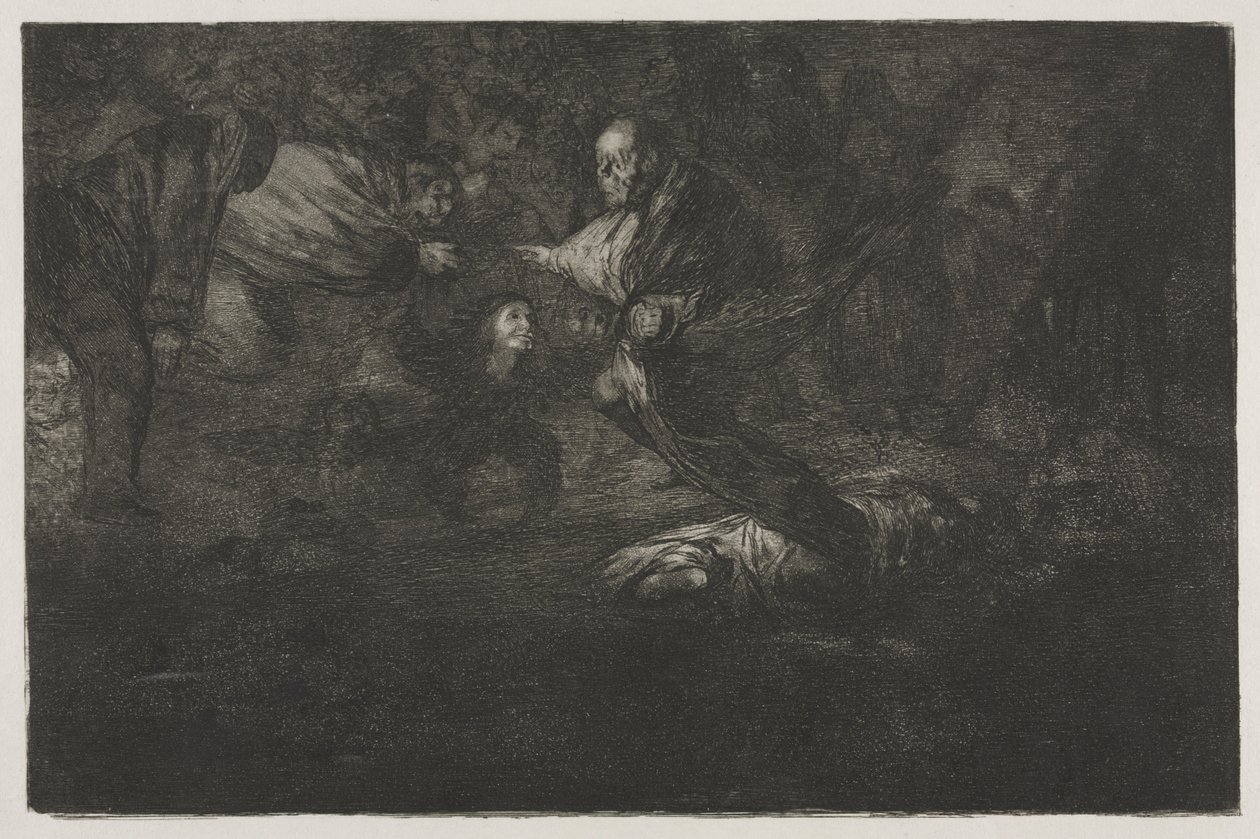 Ordspråken: Gud skapar dem och de går samman av Francisco de Goya