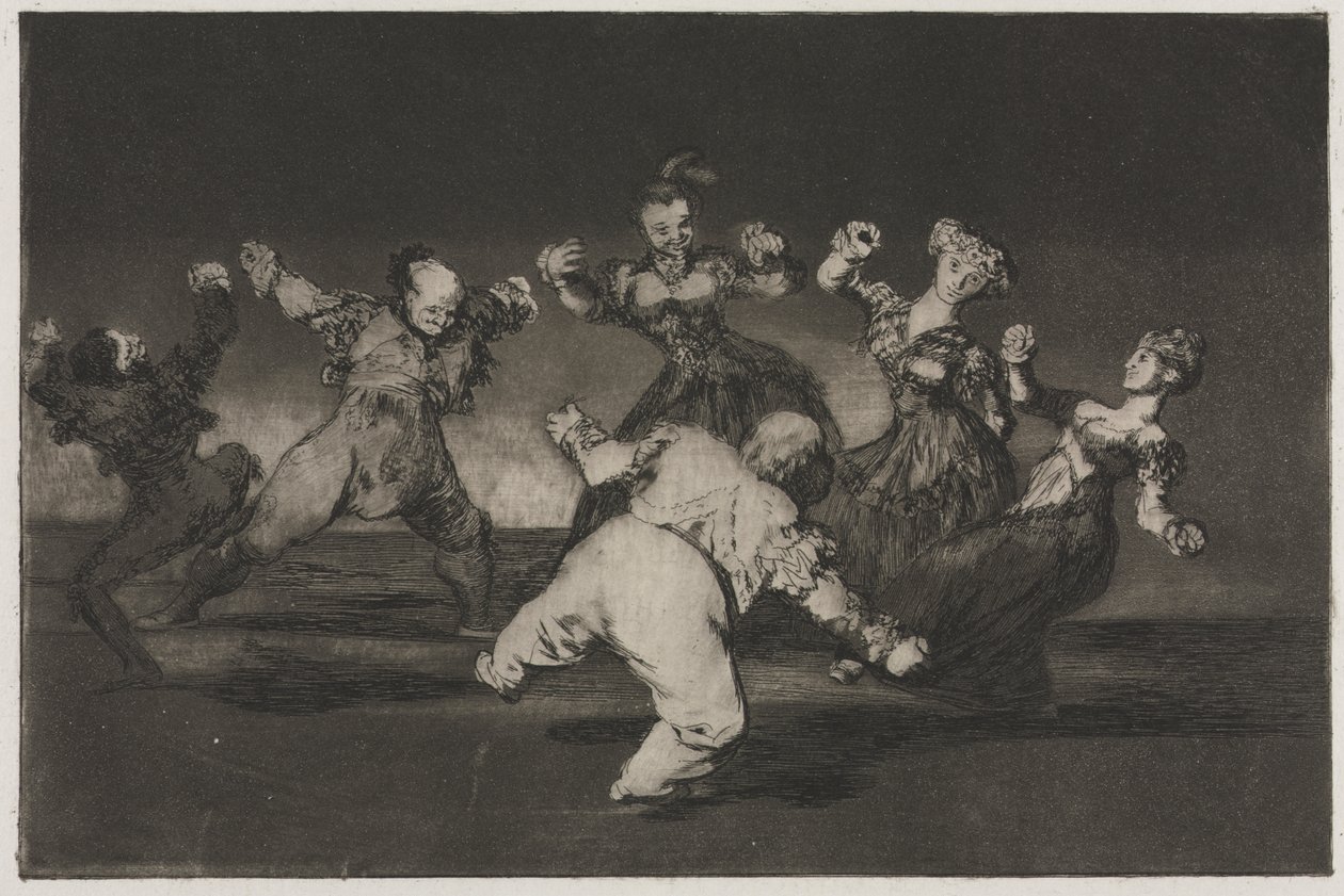 Ordspråken: Om Marion kommer att dansa, då måste hon ta konsekvenserna av Francisco de Goya