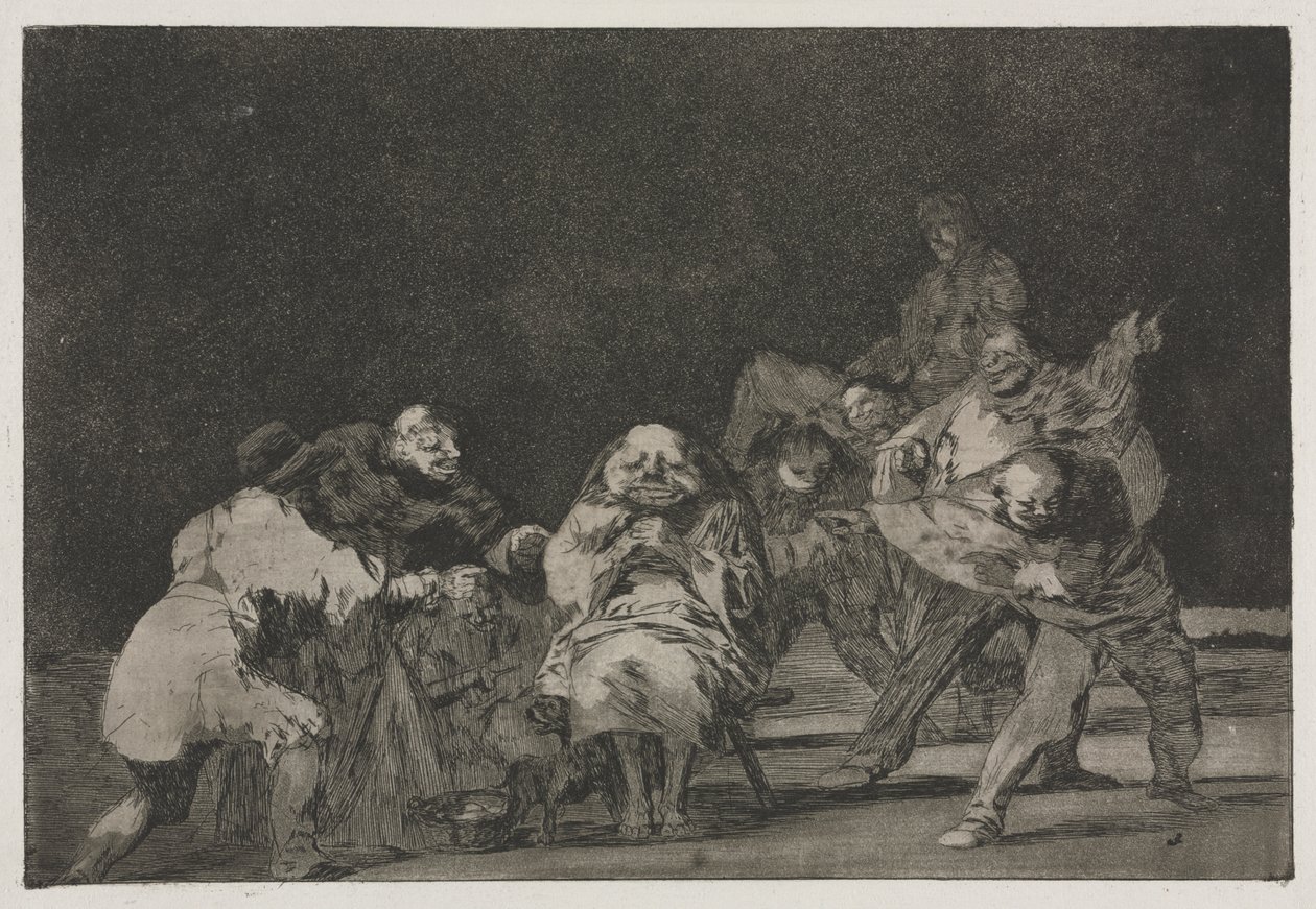 Ordspråken: Lojalitet av Francisco de Goya