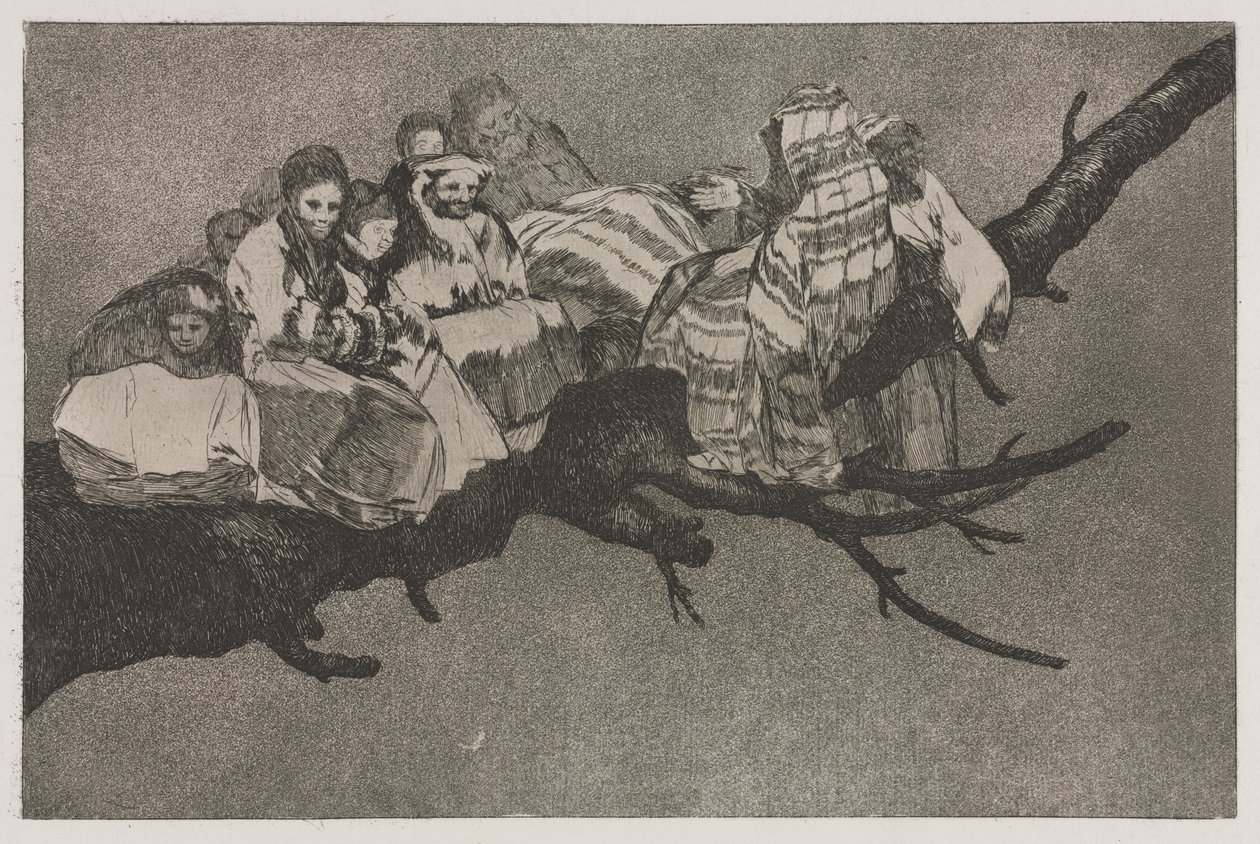 Ordspråken: Löjlig dårskap av Francisco de Goya