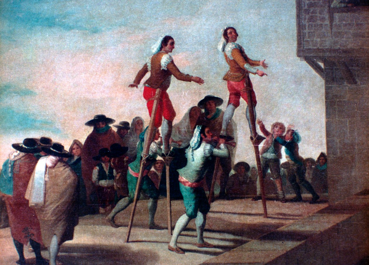 Stylarna, c1785 av Francisco de Goya