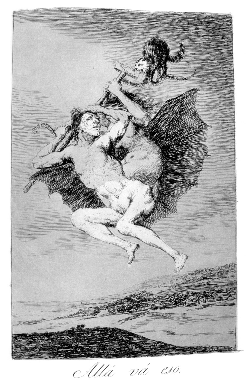 Där går det, 1799 av Francisco de Goya