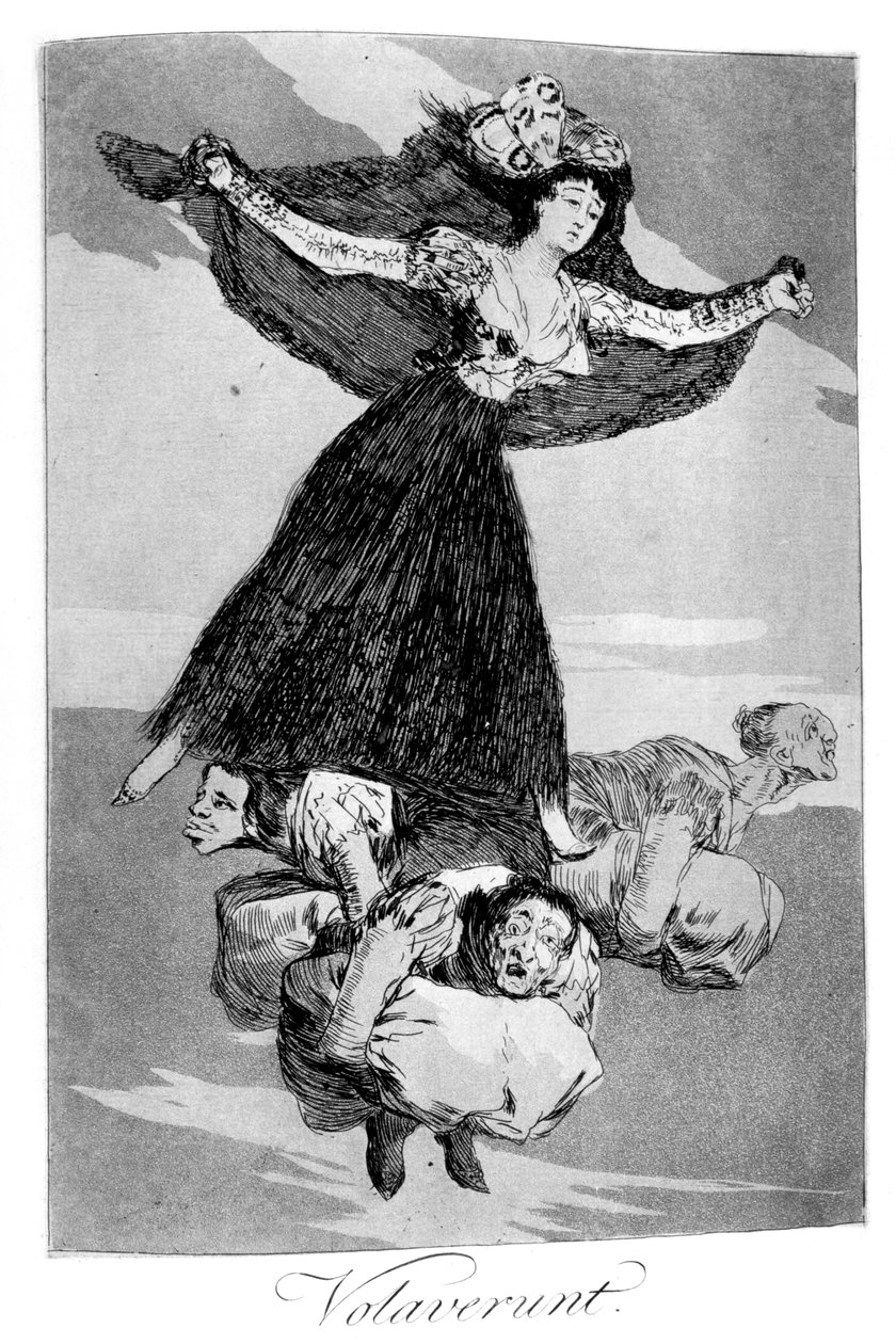 De har flugit, 1799 av Francisco de Goya