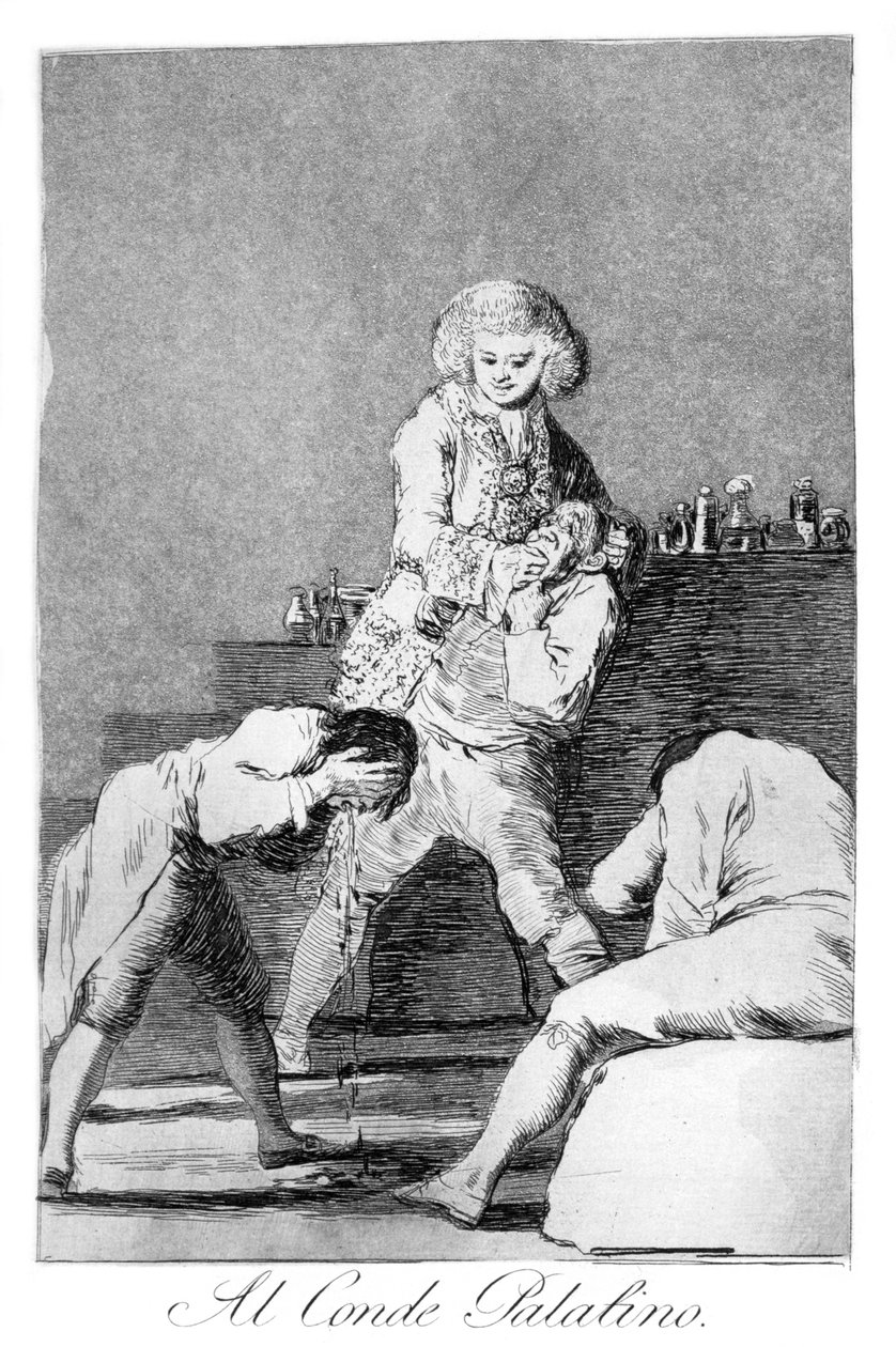 Till greve Palatinen, 1799 av Francisco de Goya