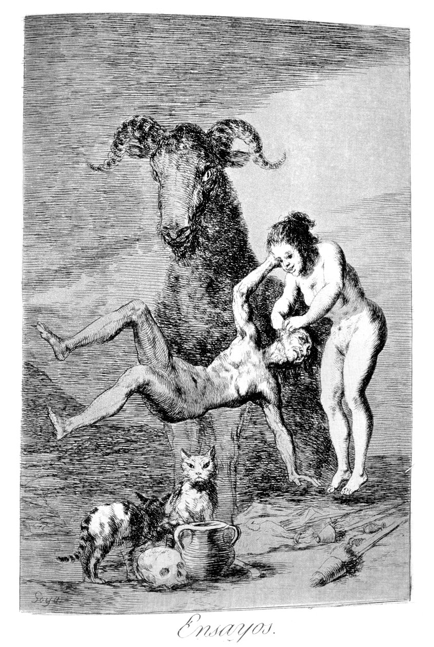 Rättegångar, 1799 av Francisco de Goya