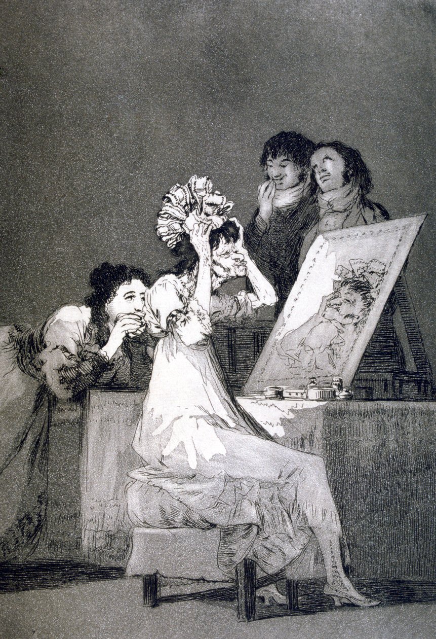 Till döden 1799 av Francisco de Goya