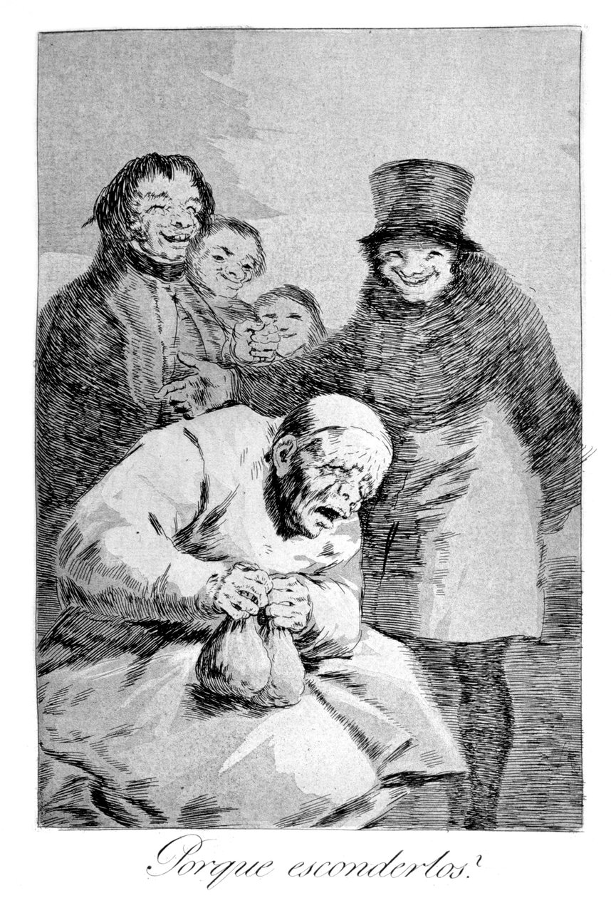 Varför dölja dem!, 1799 av Francisco de Goya