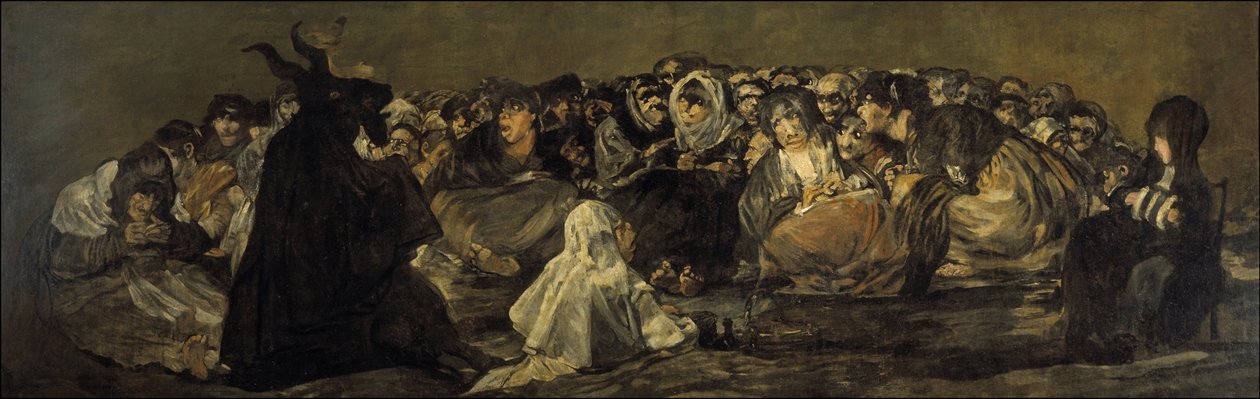 Häxans sabbat eller den stora bocken av Francisco de Goya