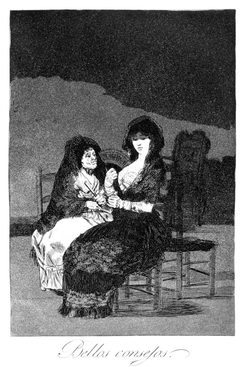 Underbara råd, 1799 av Francisco de Goya