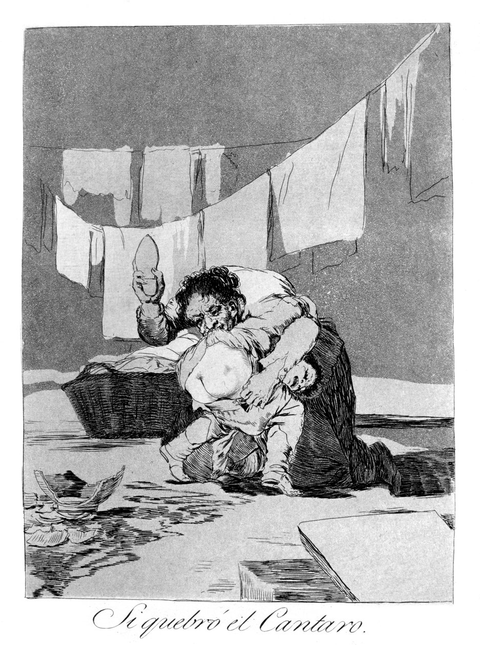 Ja, han bröt potten, 1799 av Francisco de Goya