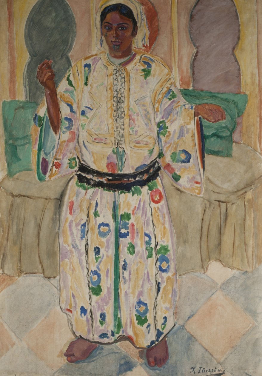 Kvinnan bor av Francisco de Iturrino