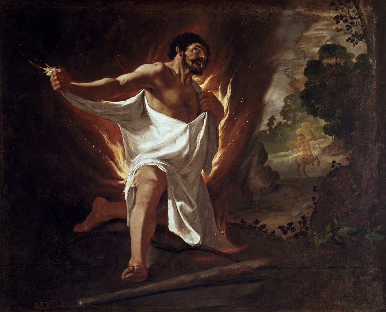 Hercules Faticas för Buen Retiro: Hercules Morente av Francisco de Zurbaran