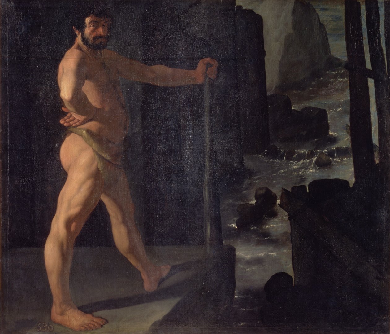 Herkules ändrar loppet för floden Alpheus av Francisco de Zurbaran