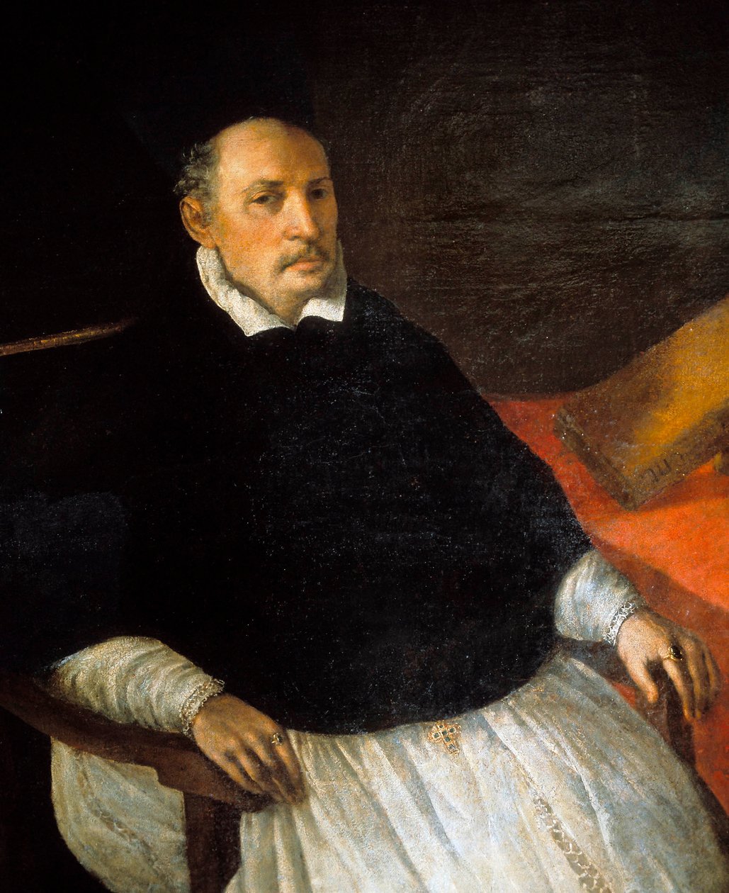 Porträtt av Diego Deza (1443-1523), spansk dominikanmunk och inkvisitor av Francisco de Zurbaran