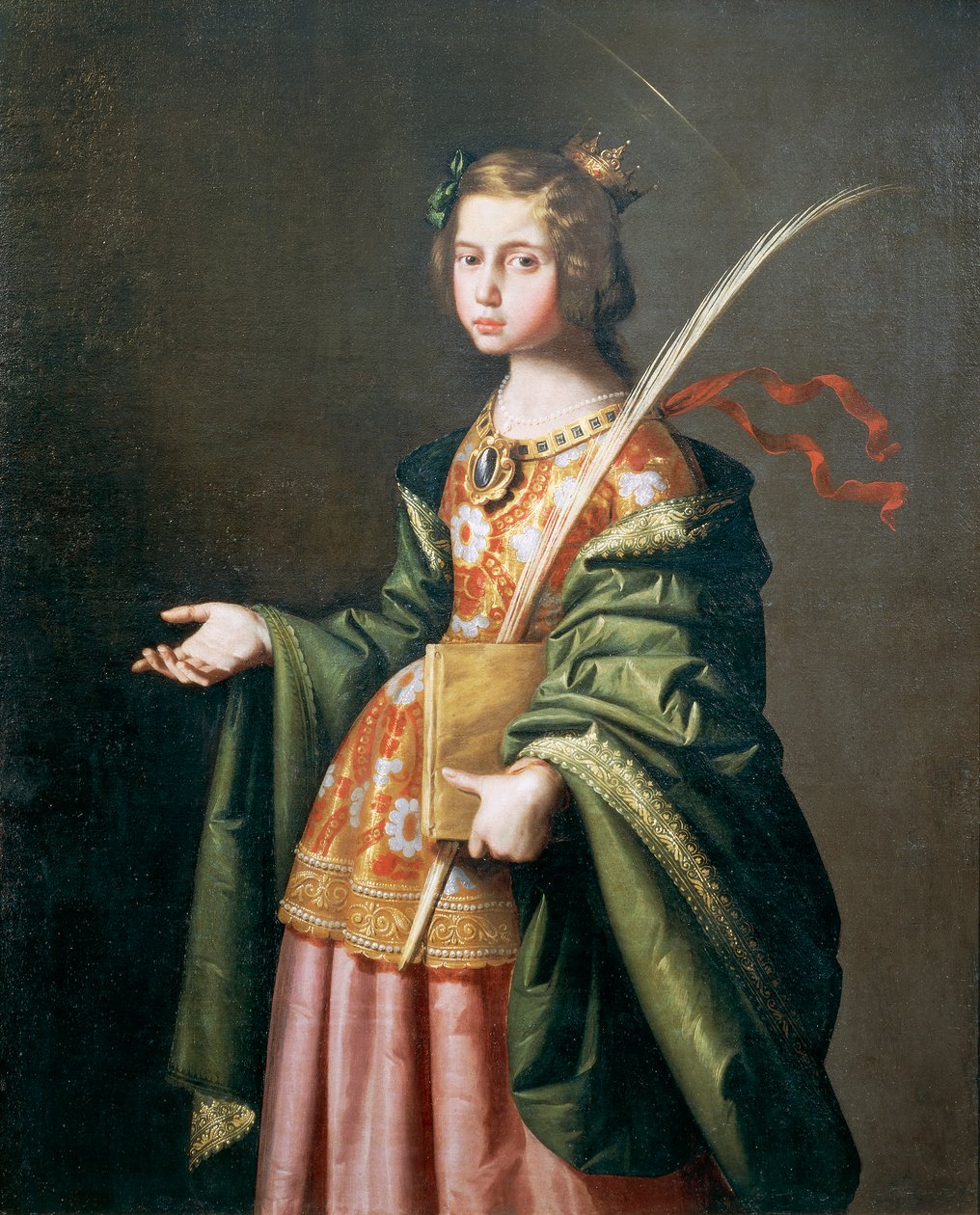 Porträtt av Elisabeth av Thüringen av Francisco de Zurbaran