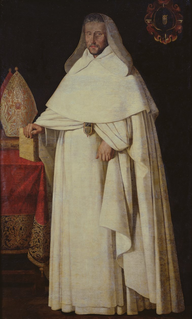 Porträtt av Felipe de Guimaran, 1630-33 av Francisco de Zurbaran