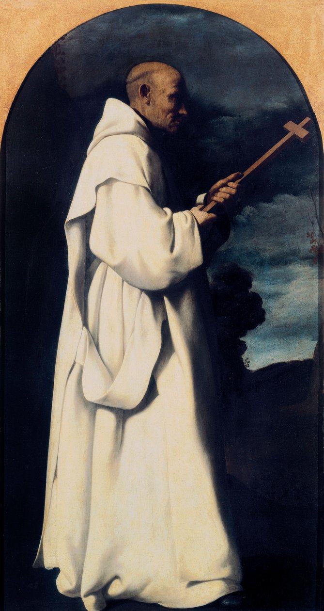 St Bruno av Francisco de Zurbaran
