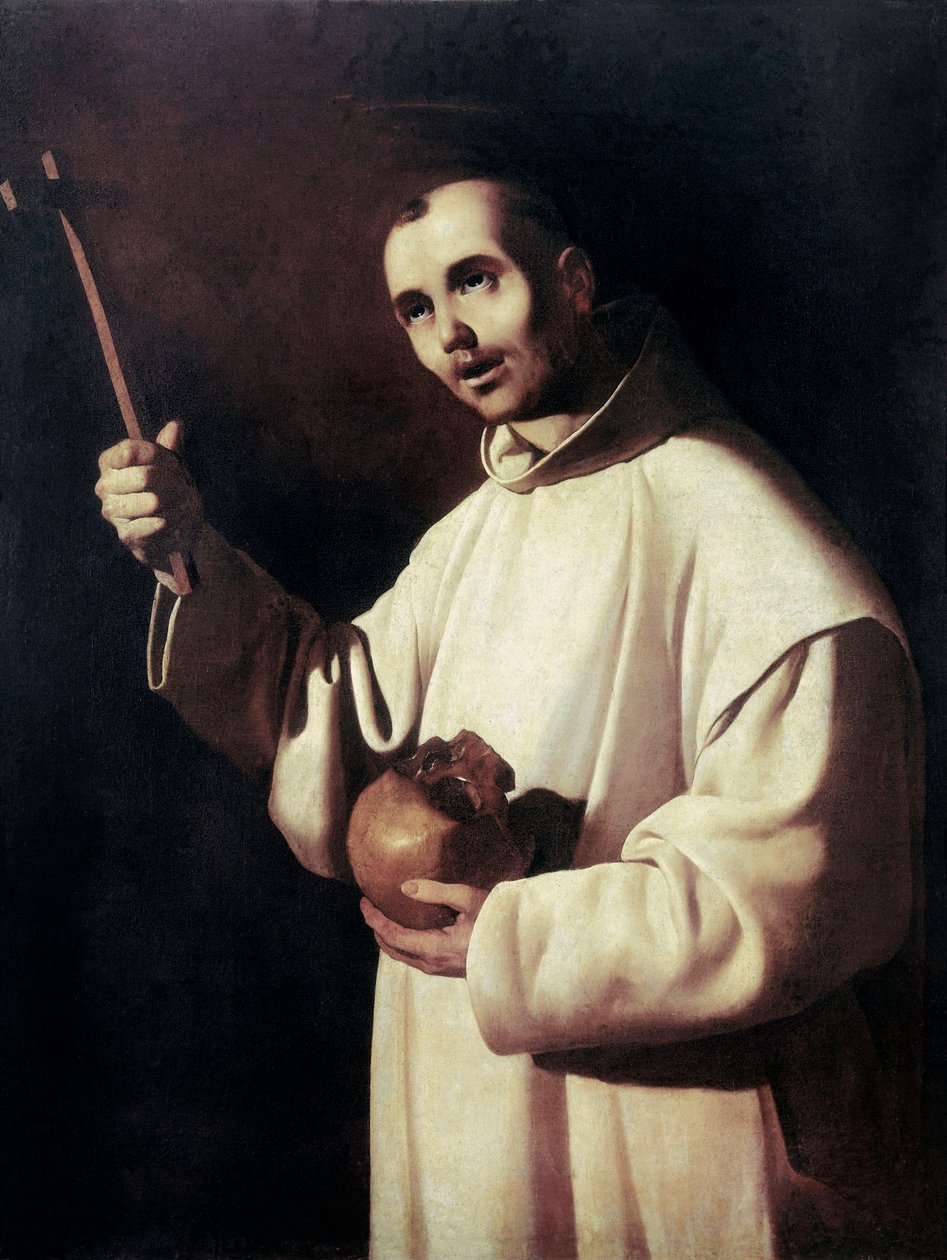 St Bruno av Francisco de Zurbaran