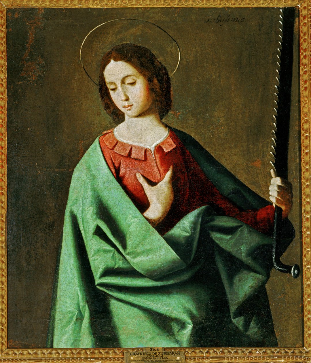 Saint Euphemia ... (målning på duk) av Francisco de Zurbaran
