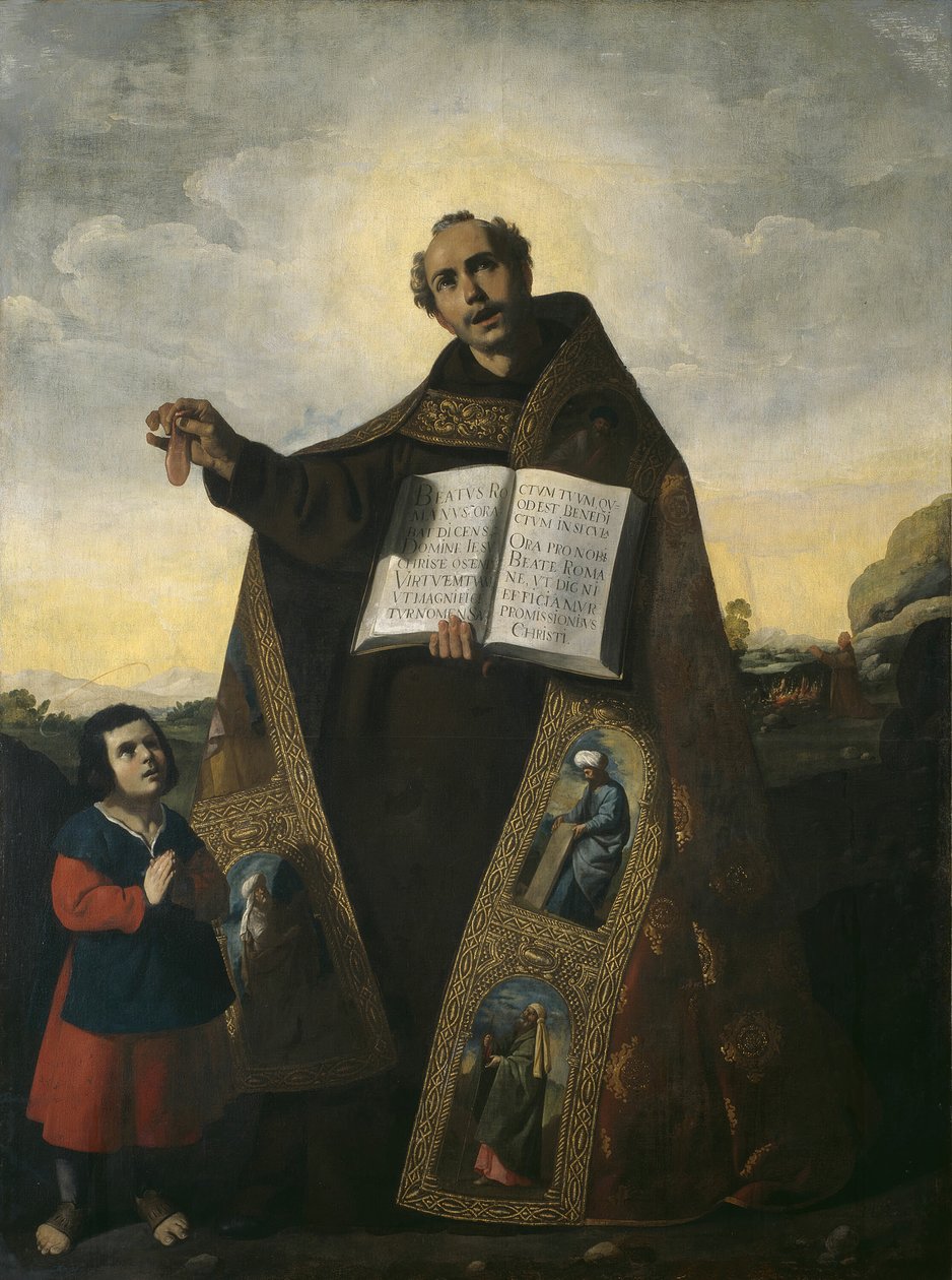 Saint Romanus av Antiochia och Saint Barulus, 1638. av Francisco de Zurbaran