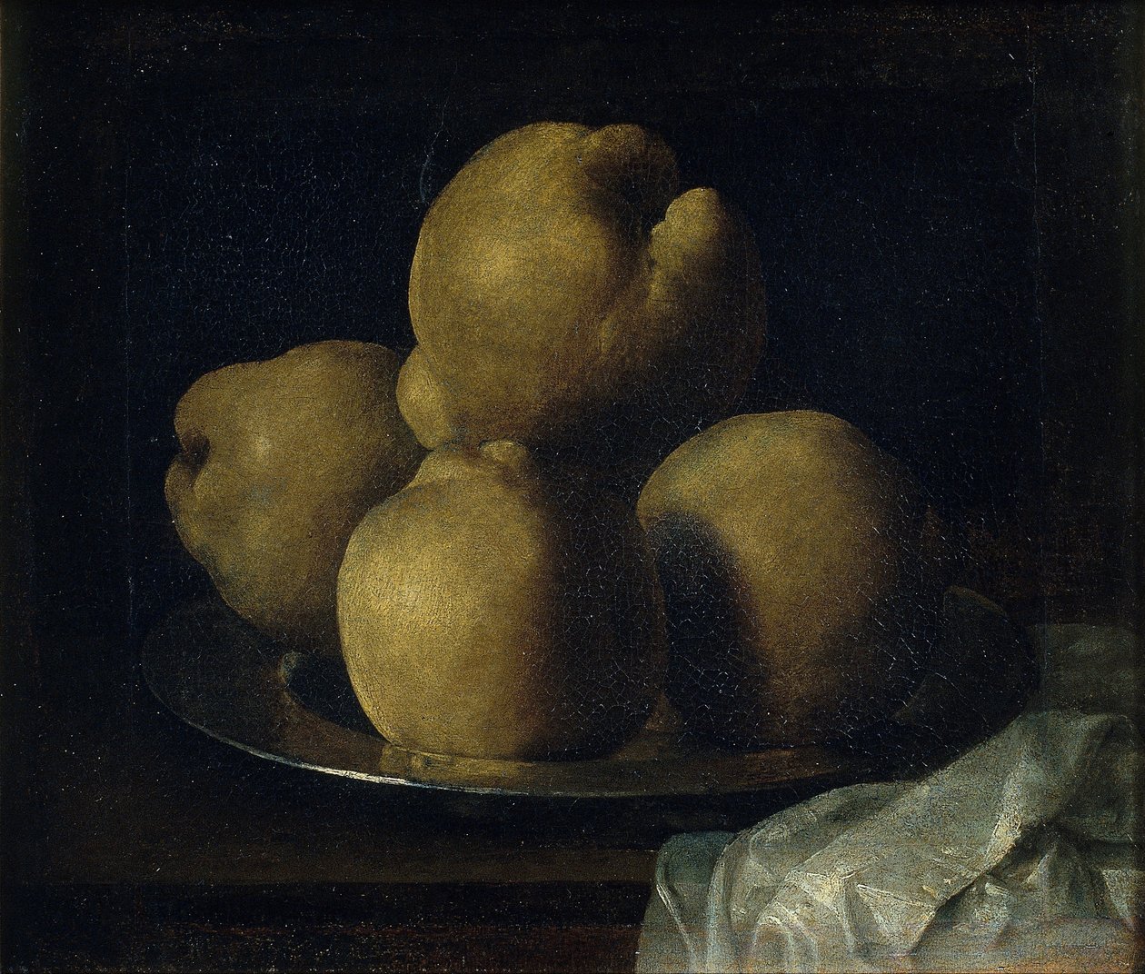 Stilleben med skålen av kvitten av Francisco de Zurbaran