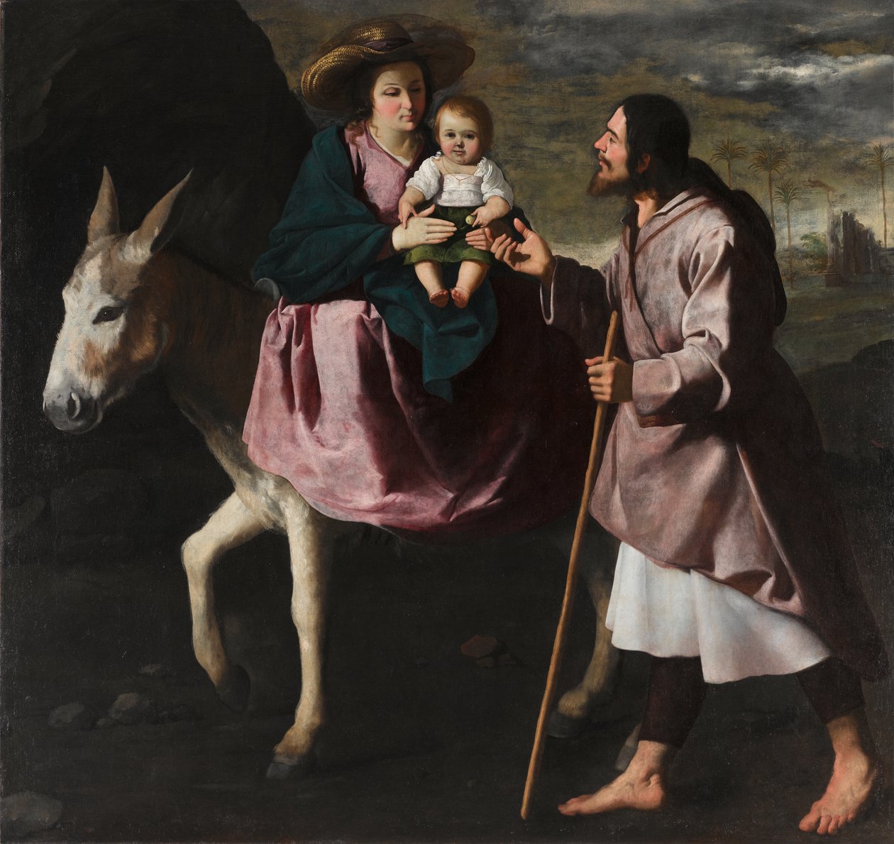 Flygningen till Egypten, ca 1638-40 (olja på duk) av Francisco de Zurbaran