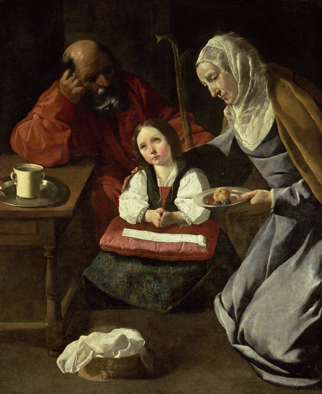 Den heliga familjen av Francisco de Zurbaran