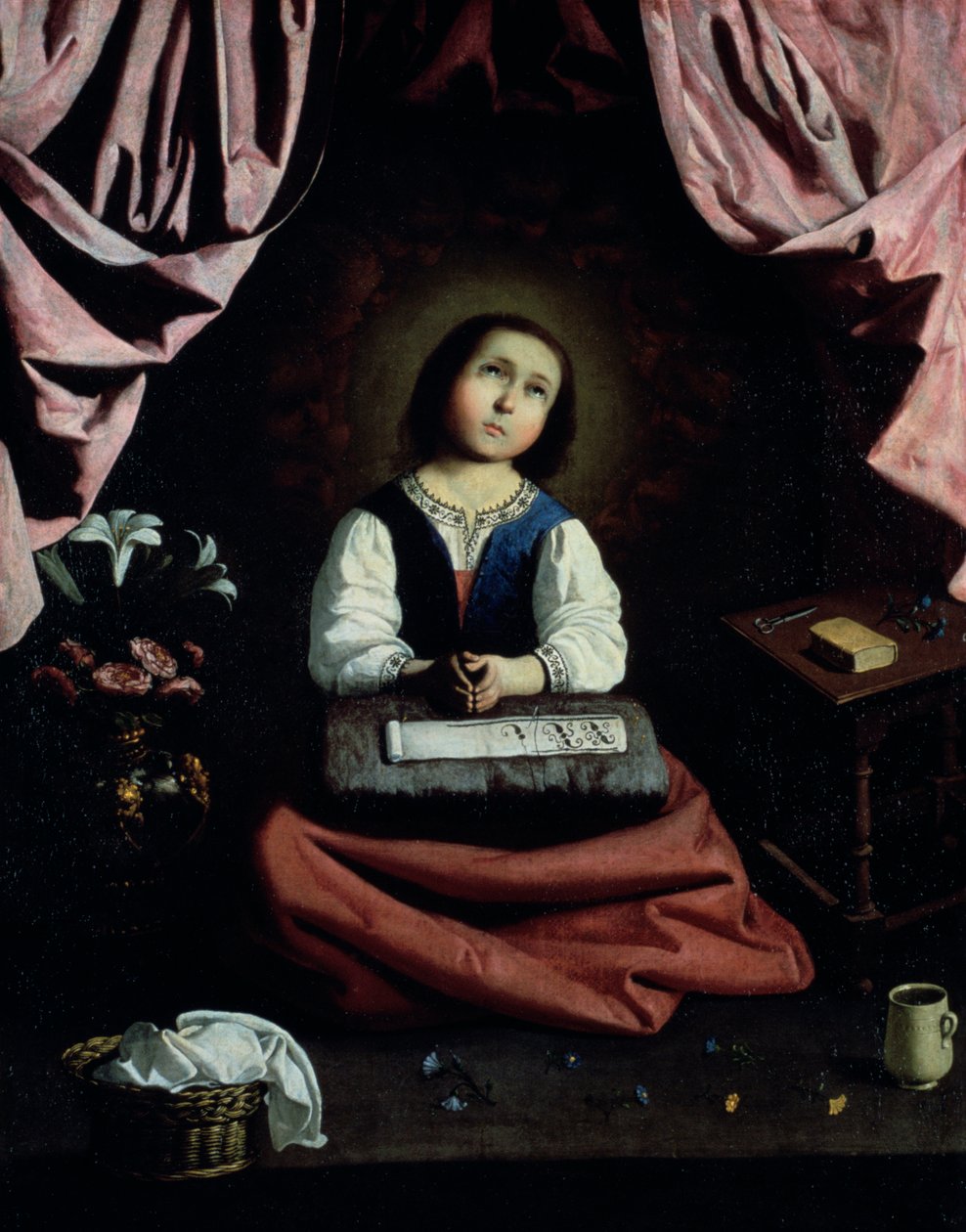 Den unga jungfrun, c1632-33 av Francisco de Zurbaran