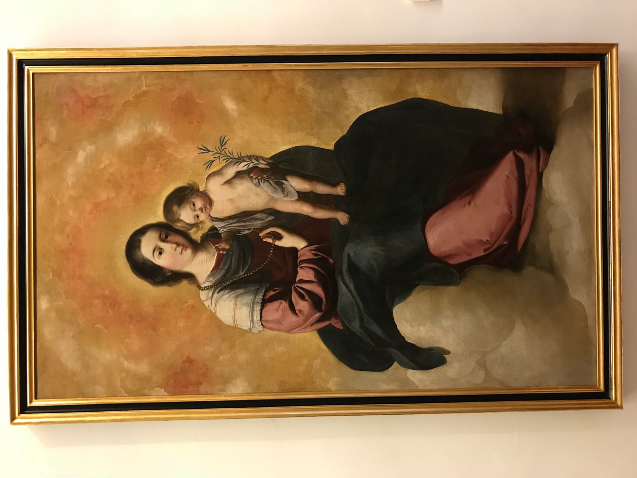 Francisco de Zurbarán - Jungfrun av Rosenkransen av Francisco de Zurbaran