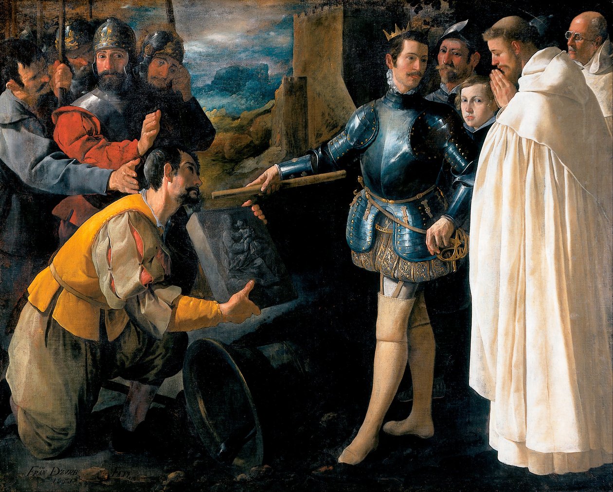 Sankt Peter Nolasco återfår bilden av jungfru Maria av Francisco de Zurbaran