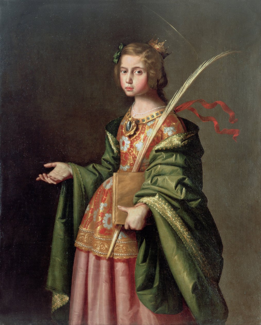 St Elizabeth av Thüringen av Francisco de Zurbaran
