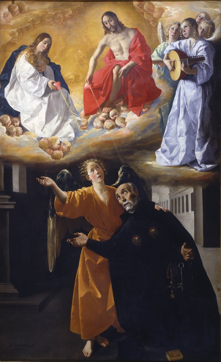 Vision av den välsignade Alonso Rodriguez av Francisco de Zurbaran