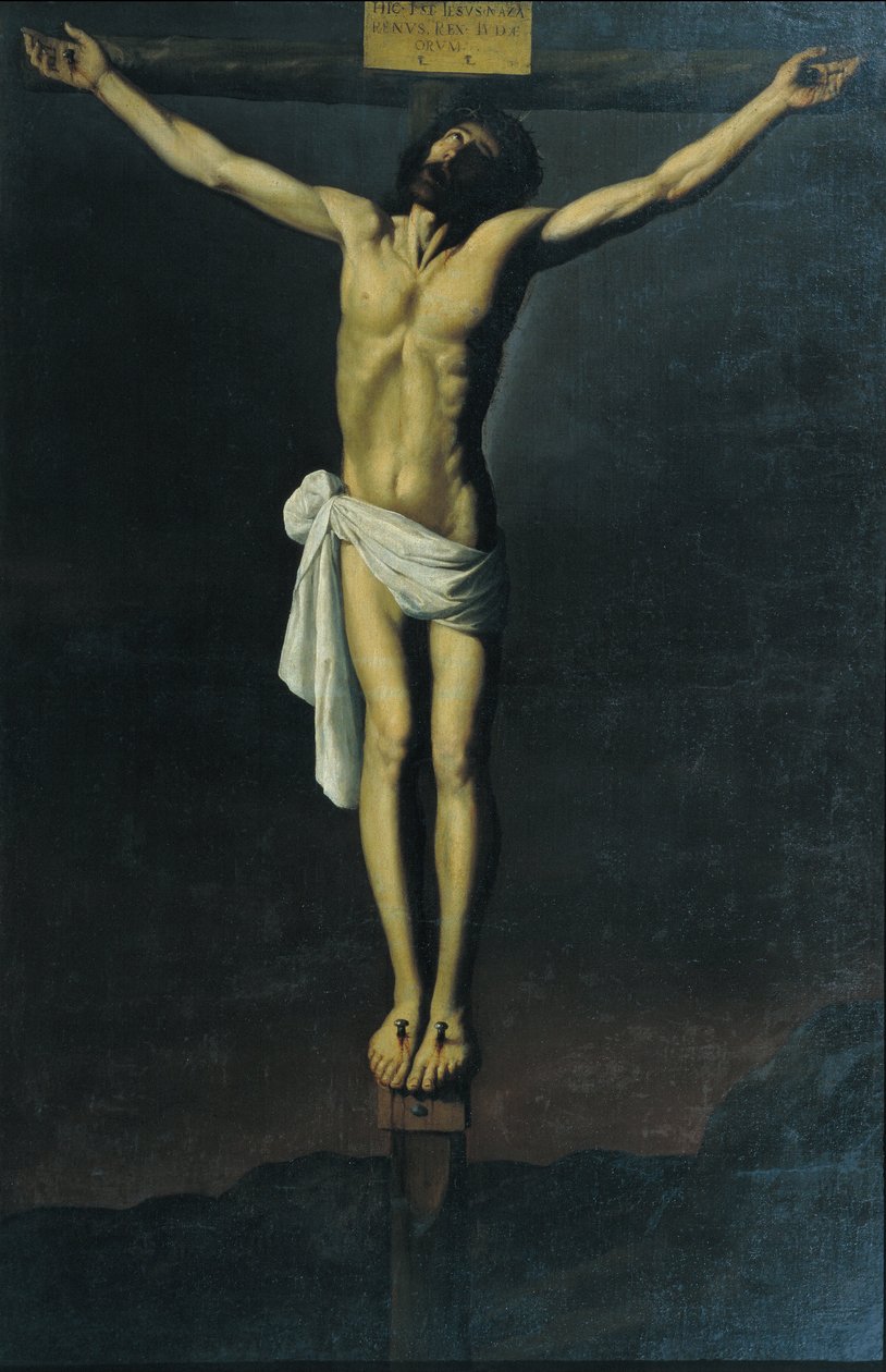 Kristus korsfäst av Francisco de Zurbarán and Workshop