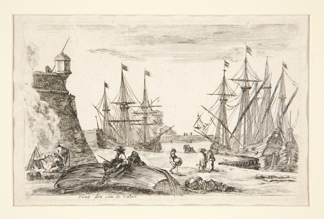 Ingång till ett hörn av Calais av Franciscus van der Steen