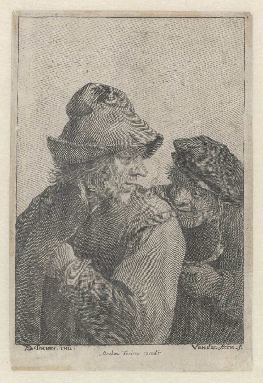 Två bönder av Franciscus van der Steen