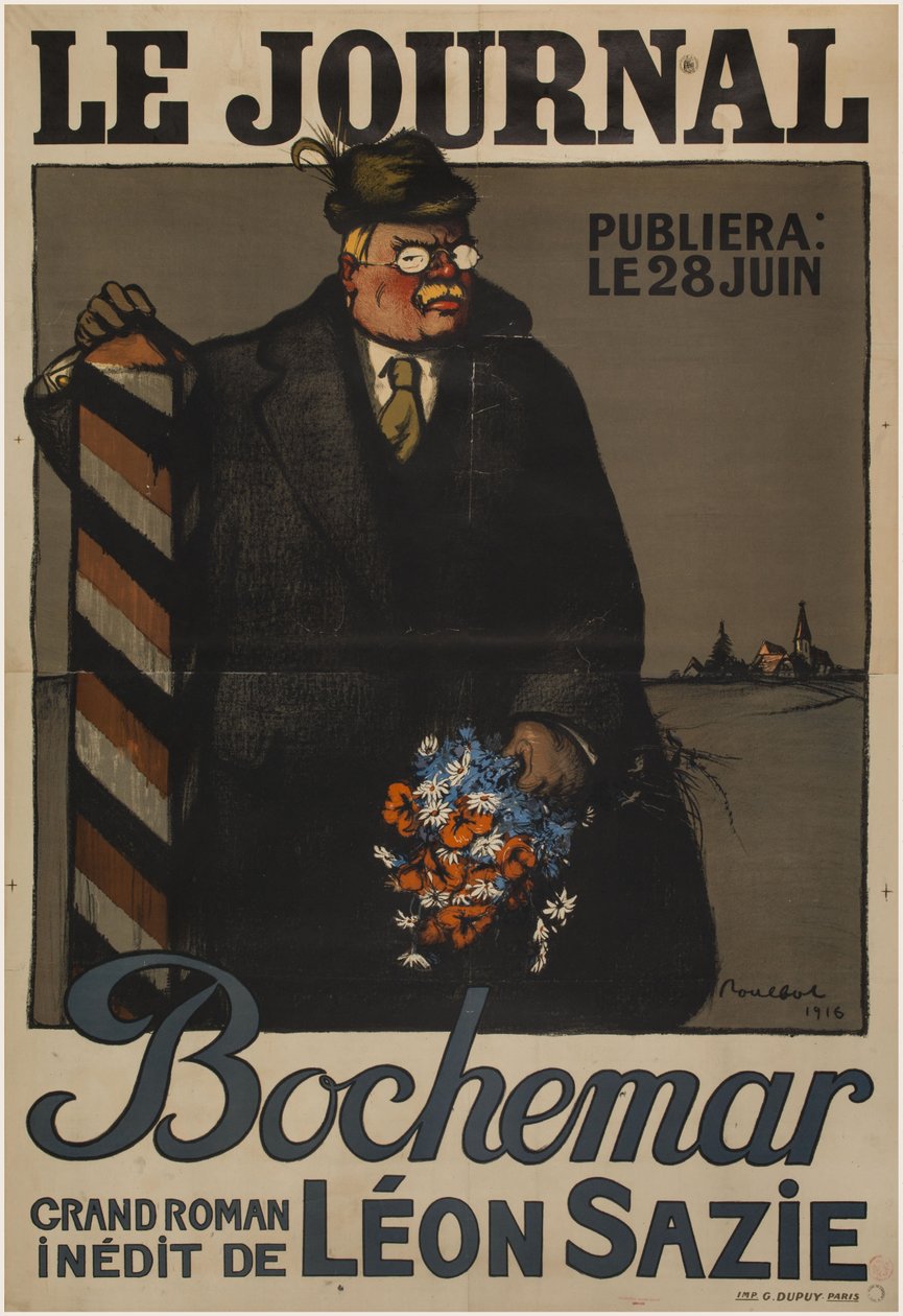 Bochemar - affisch av Poulbot av Francisque Poulbot