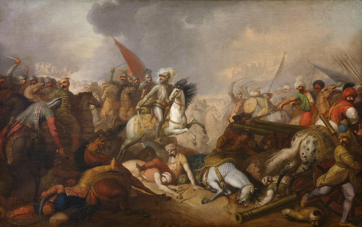 Slaget vid Chocim av Franciszek Smuglewicz