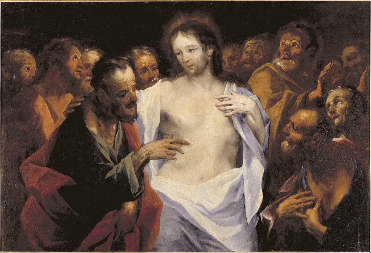 Jesus och den tvivlande Tomas, I av Franciszek Smuglewicz