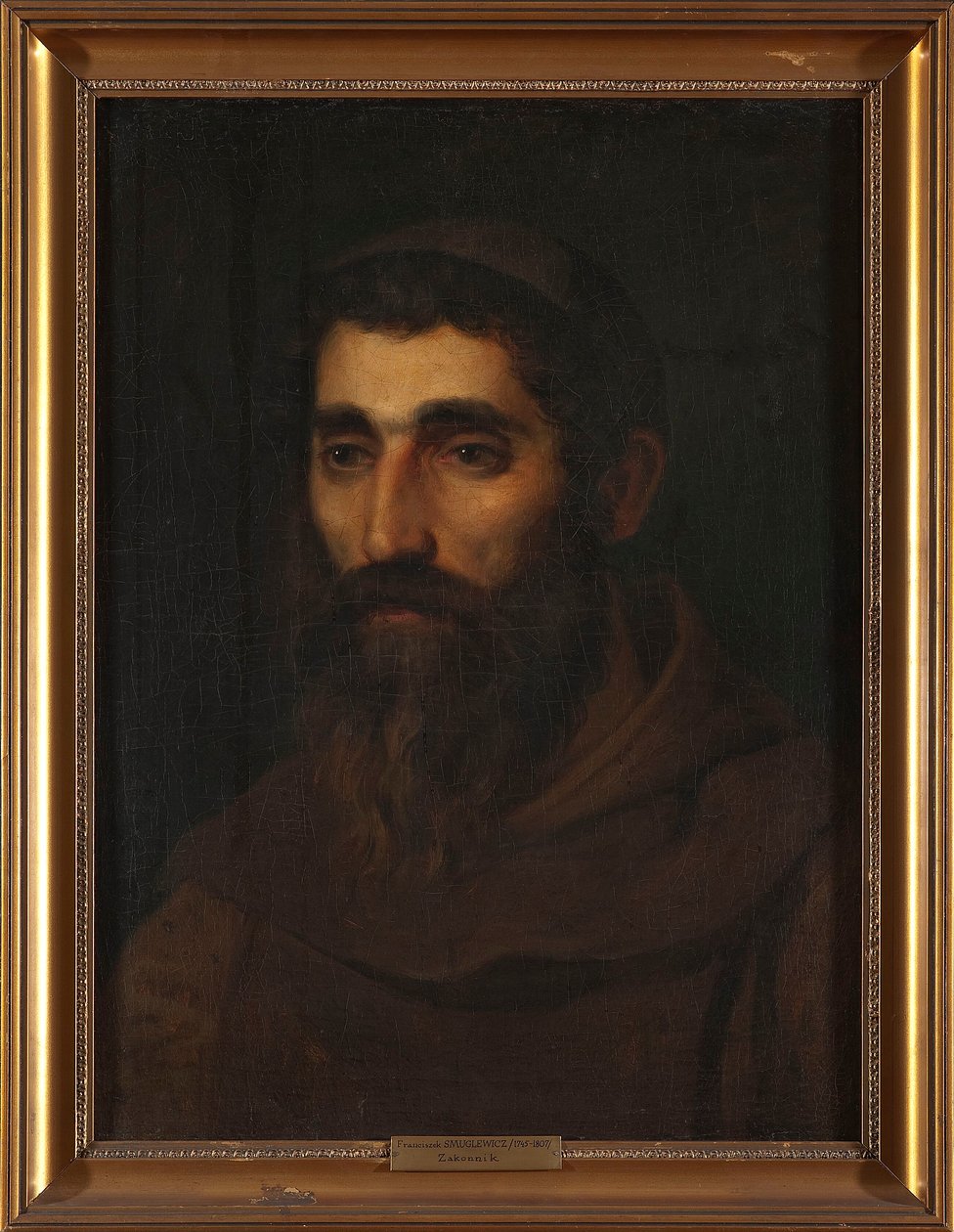 Porträtt av en munk av Franciszek Smuglewicz