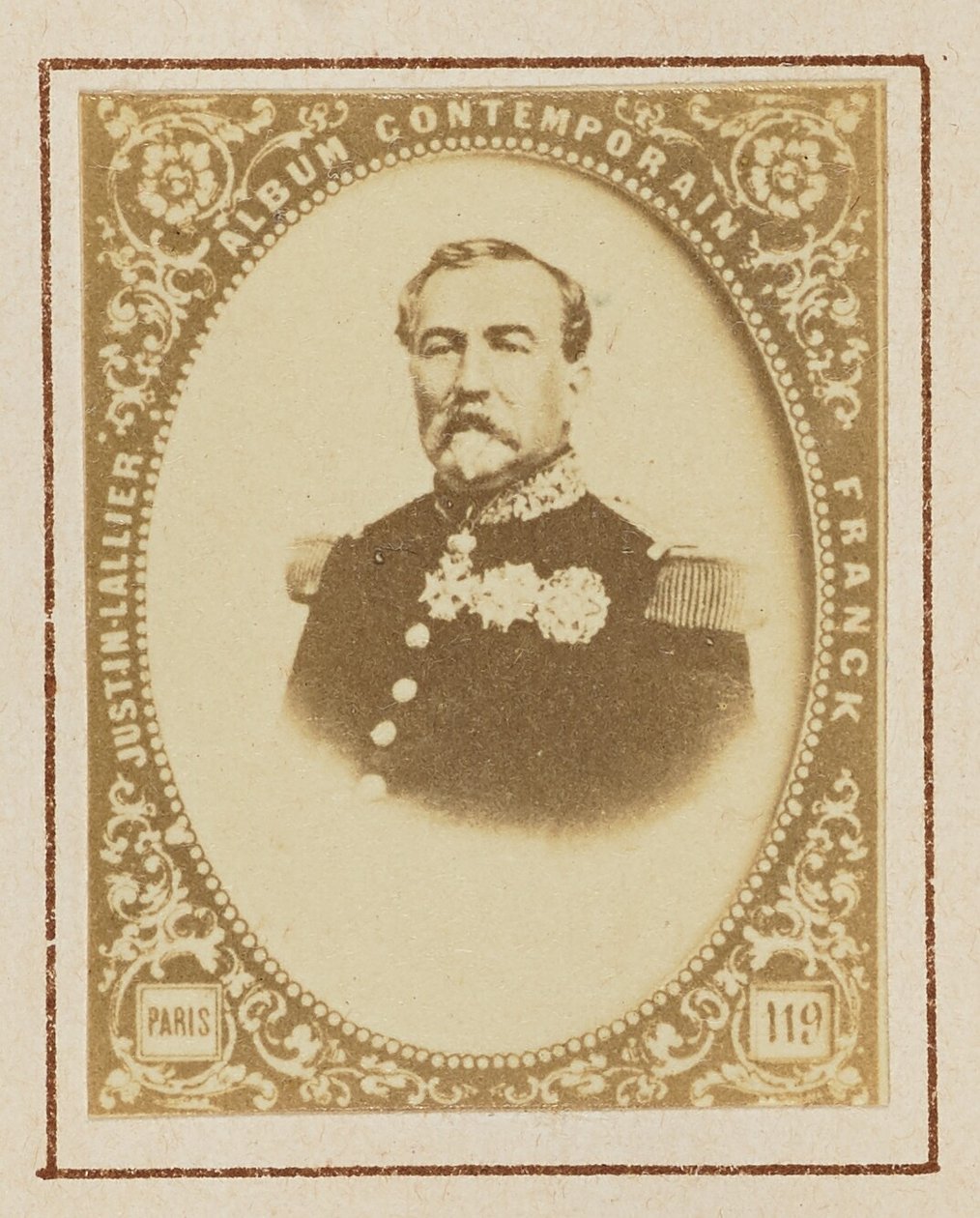 Christophe Léon Louis Juchault de Lamoricière av Franck (François Marie Louis Alexandre Gobinet de Villecholles)