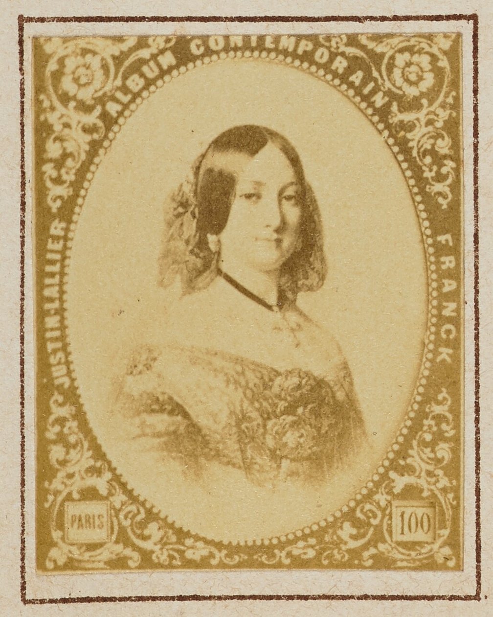 Infanta María Luisa Fernanda av Spanien, hertiginna av Montpensier av Franck (François Marie Louis Alexandre Gobinet de Villecholles)