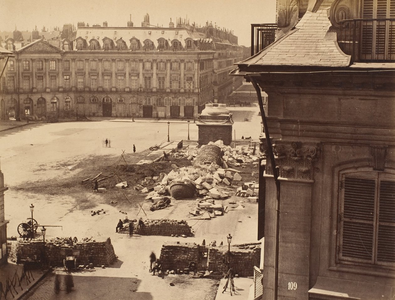 Vendome kolumn, 1871. av Franck