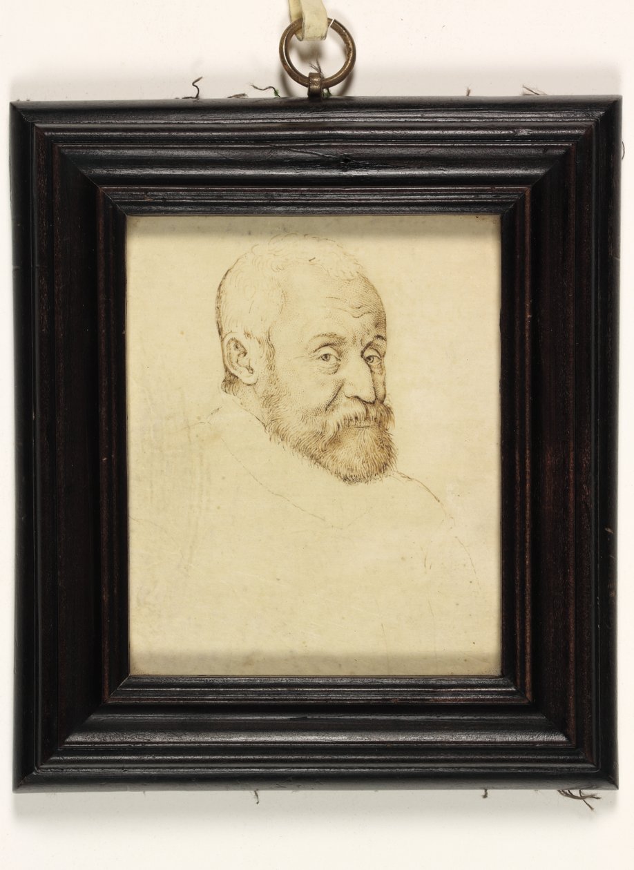 En gentleman som heter Henri Prince De Lorraine (penna och bläck på papper) av Franco Flemish School
