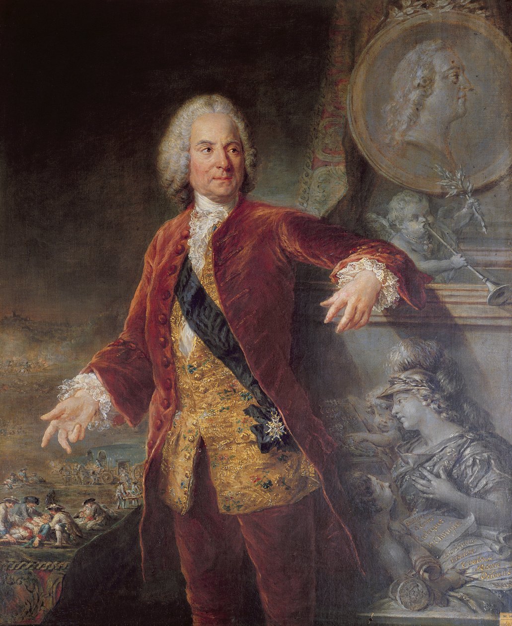 Germain Pichault de la Martiniere (1697-1783) av Francois Adrien Grasognon Latinville