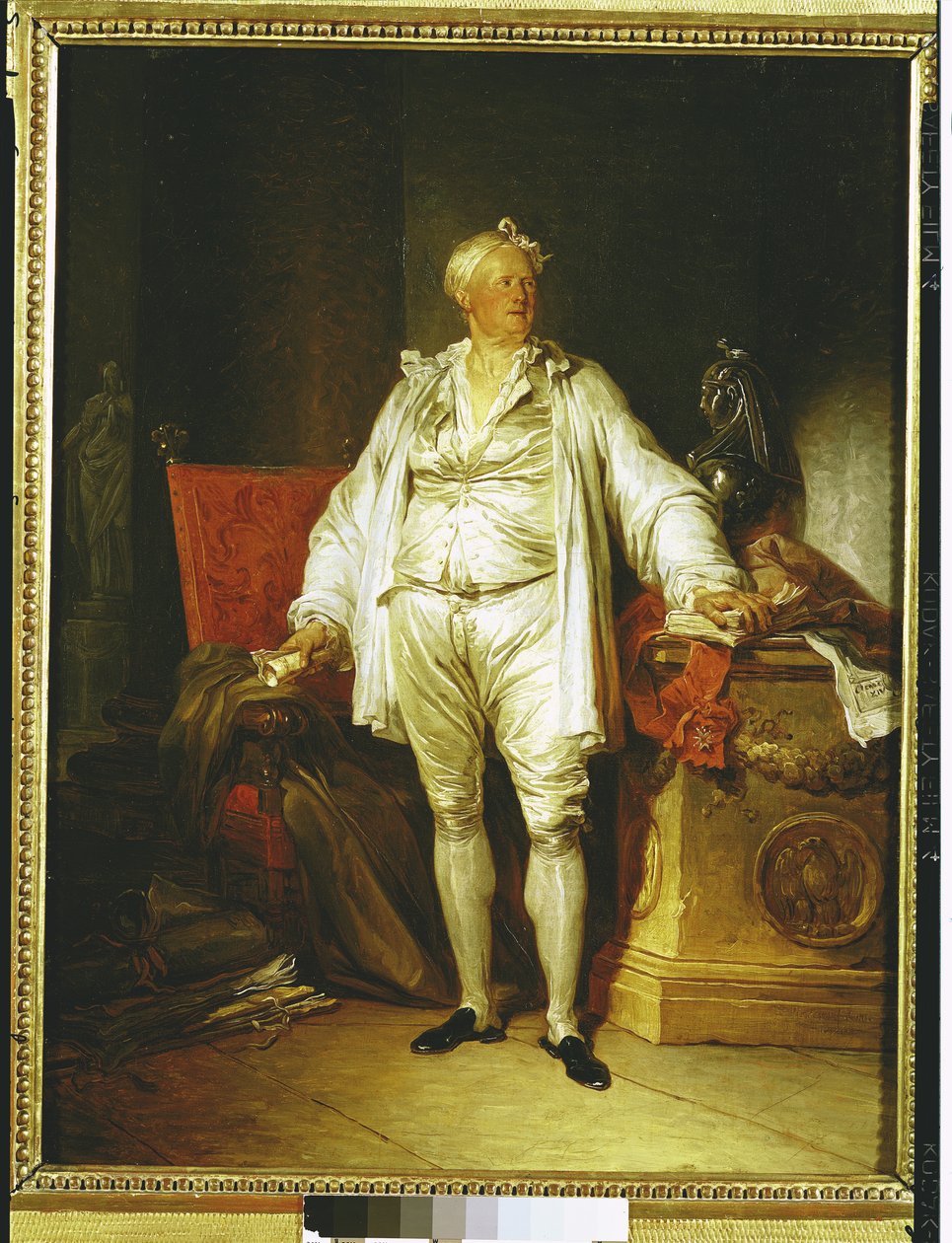 Porträtt av monsieur Bergeret de Grancourt (1715-85) 1774 av François André Vincent