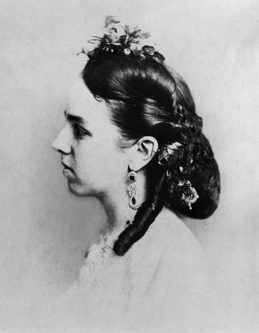 Charlotte av Sachsen-Cobourg-Gotha (1840-1927), prinsessa av Belgien och kejsarinna av Mexiko av Francois Aubert